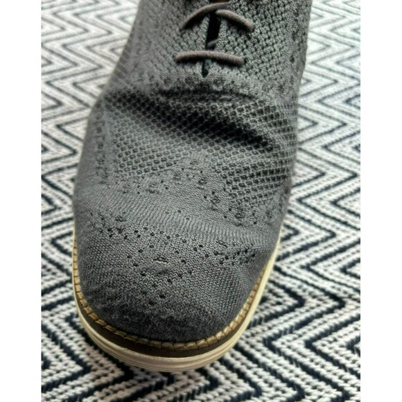 Cole Haan Men\'s Original Grand Stitchlite Oxfords Size 11 Gray Knit With Leather main image 12